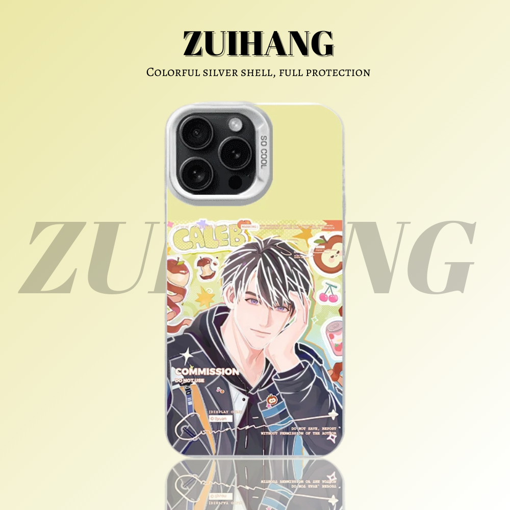 戀與深空彩銀線條漸變防摔手機殼-ZUIHANG SHOP