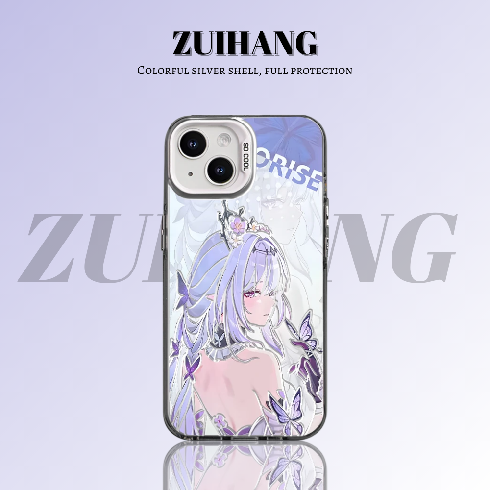 崩壞:星穹鐵道彩銀線條漸變防摔手機殼