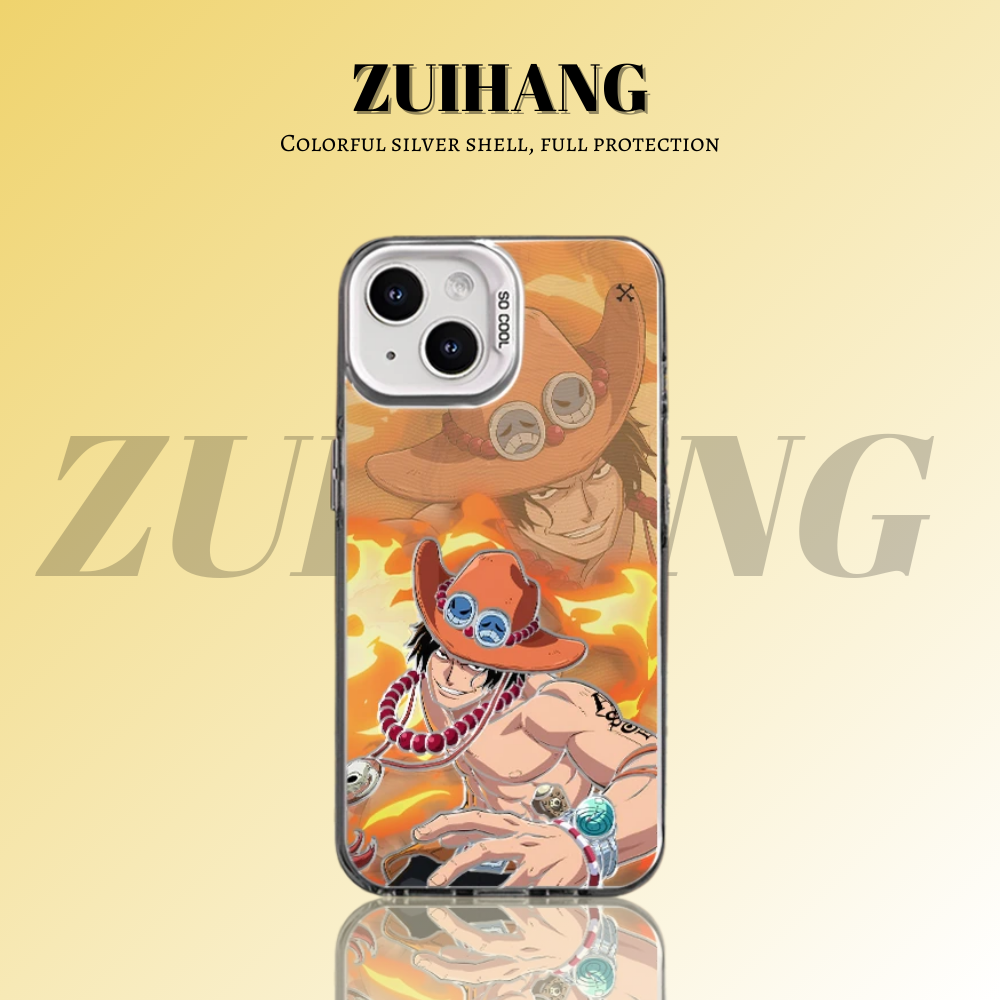 海賊王彩銀線條漸變防摔手機殼-ZUIHANG SHOP