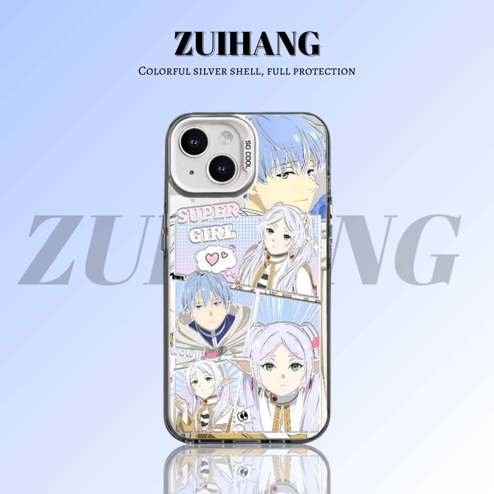 芙莉蓮彩銀線條漸變防摔手機殼-ZUIHANG SHOP