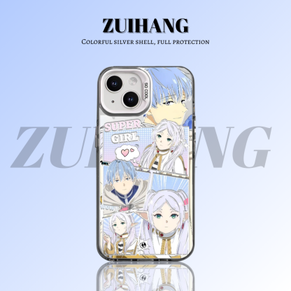 芙莉蓮彩銀線條漸變防摔手機殼-ZUIHANG SHOP