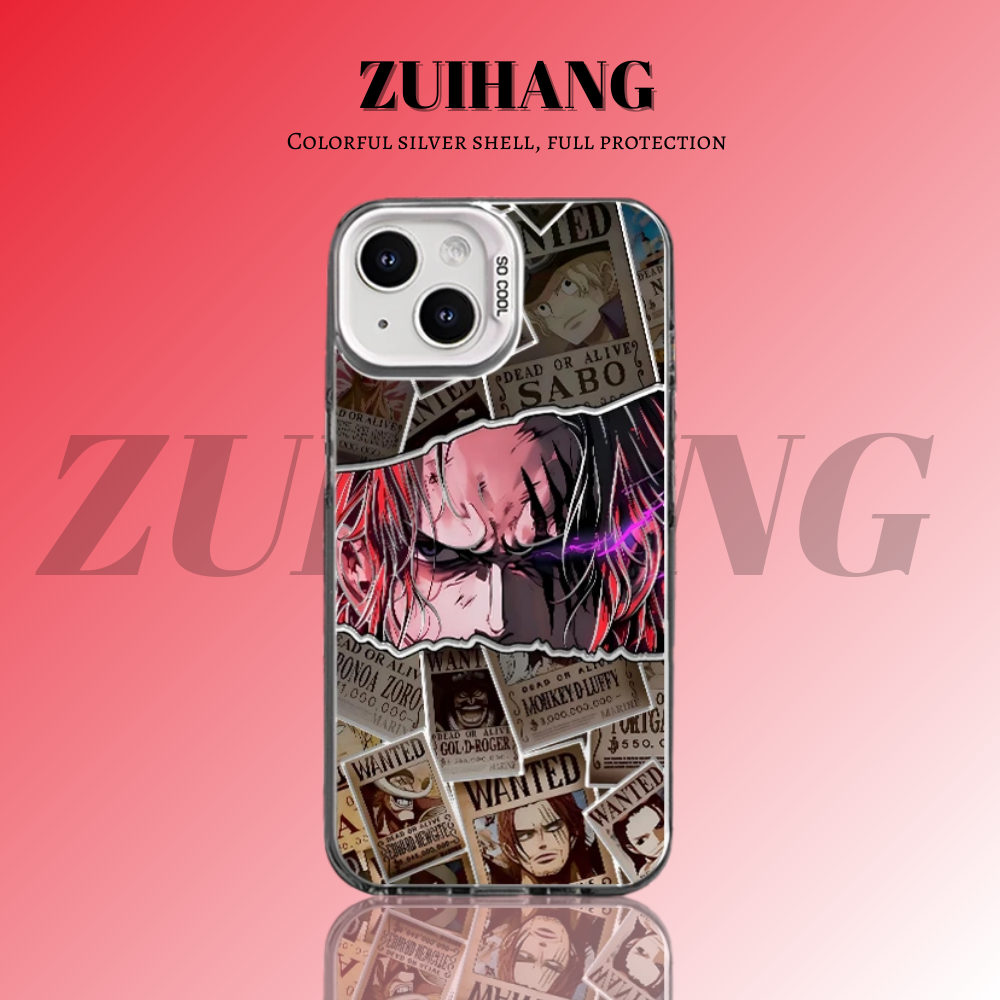 海賊王彩銀線條漸變防摔手機殼-ZUIHANG SHOP