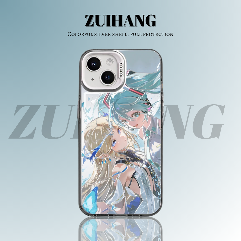 鳴潮彩銀線條漸變防摔手機殼-ZUIHANG SHOP