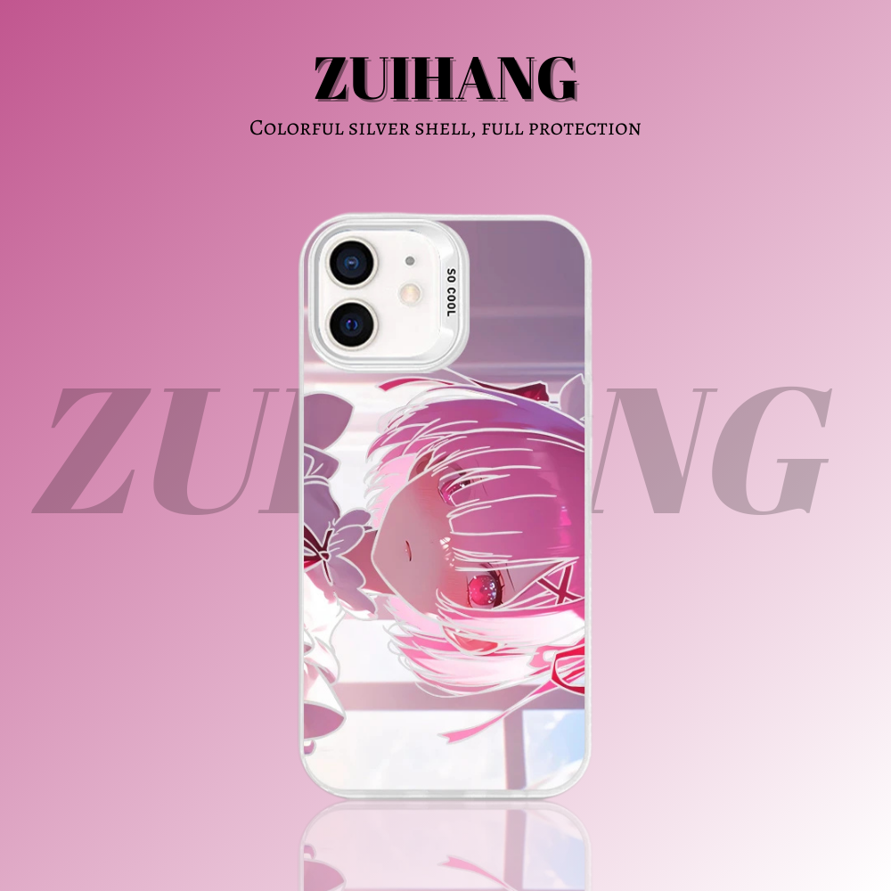 Re:Zero 彩銀線條漸變防摔手機殼-ZUIHANG SHOP