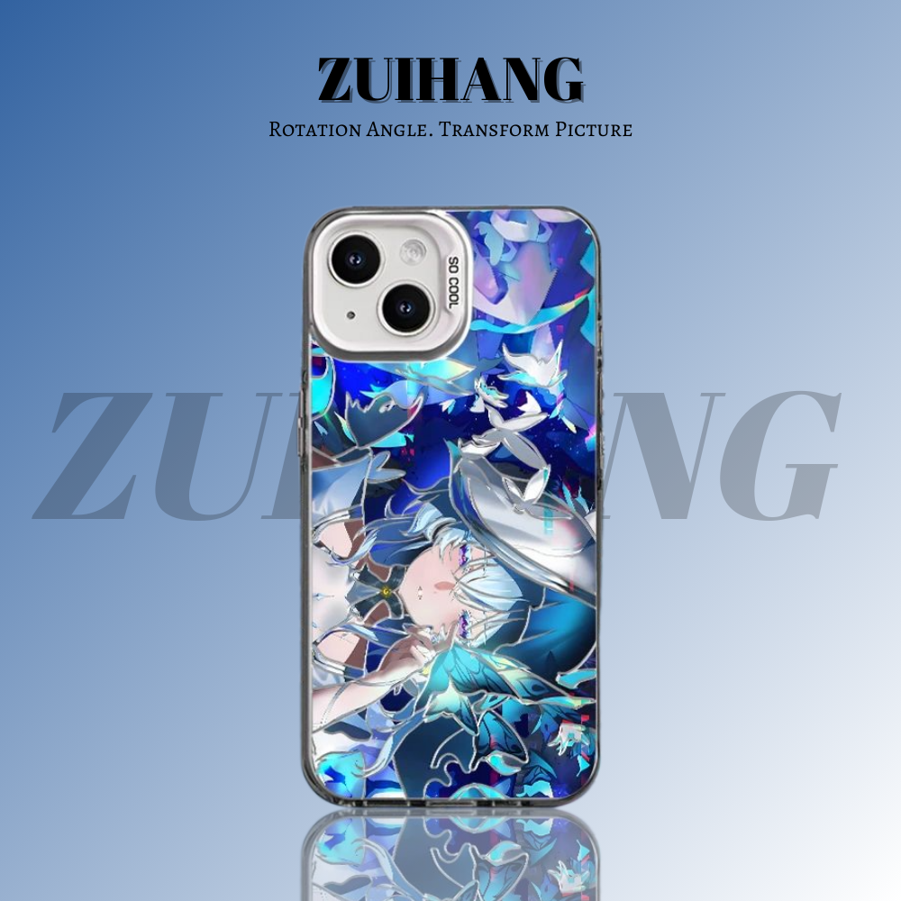 鳴潮彩銀線條漸變防摔手機殼-ZUIHANG SHOP