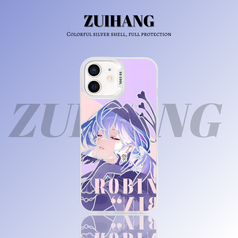 崩壞:星穹鐵道彩銀線條漸變防摔手機殼