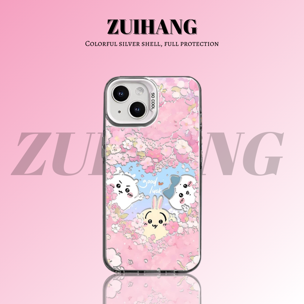 Chiikawa彩銀線條漸變防摔手機殼-ZUIHANG SHOP