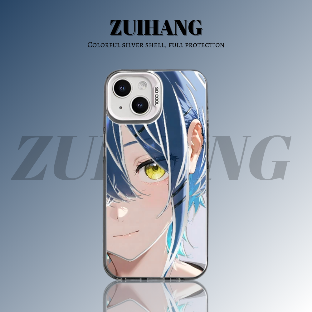 孤獨搖滾彩銀線條漸變防摔手機殼-ZUIHANG SHOP