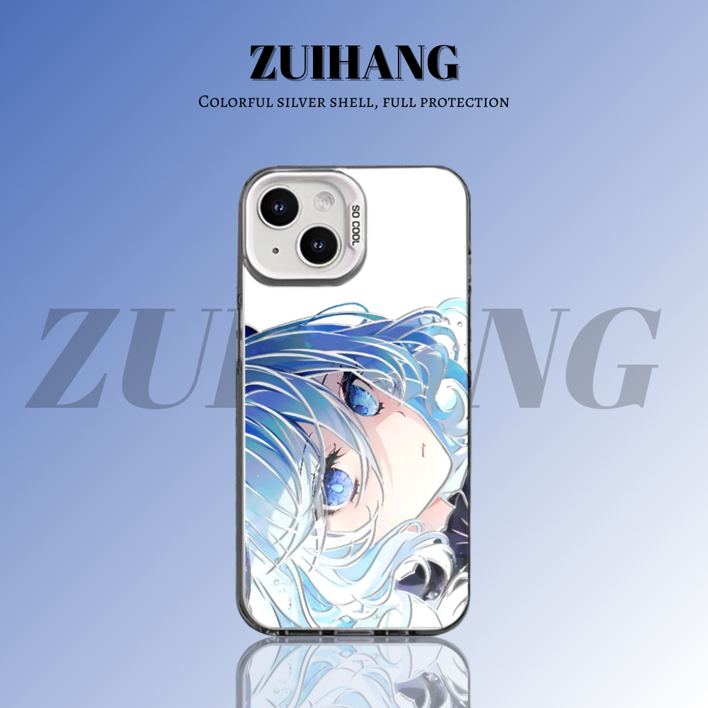 原神彩銀線條漸變防摔手機殼-ZUIHANG SHOP