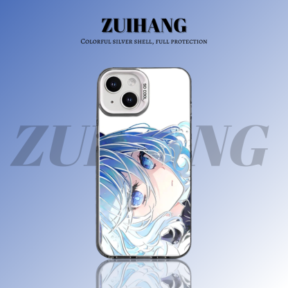 原神彩銀線條漸變防摔手機殼-ZUIHANG SHOP