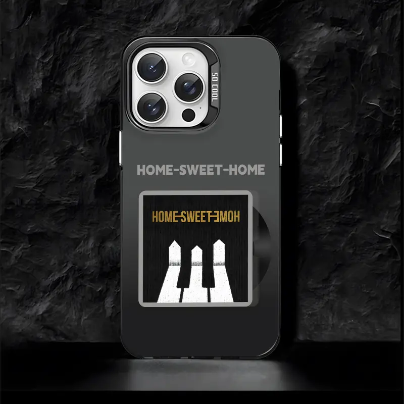 權志龍GD 彩銀線條漸變防摔手機殼-ZUIHANG SHOP