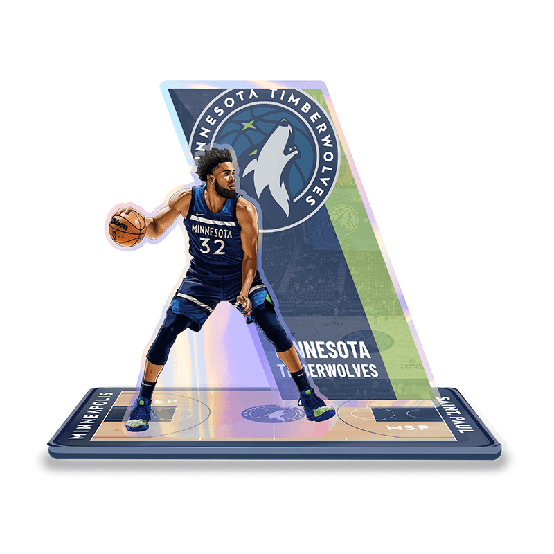 NBA球星主題亞克力炫彩立牌