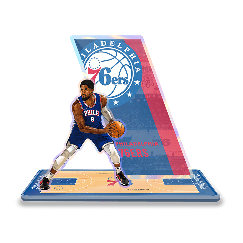 NBA球星主題亞克力炫彩立牌