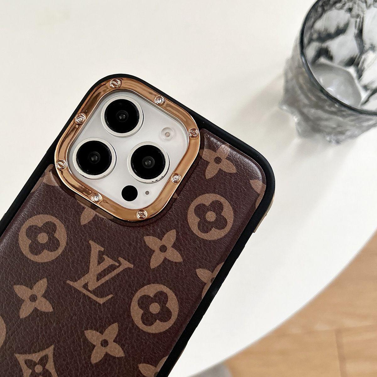 路易威登鑲嵌皮質手機殼-ZUIHANG SHOP