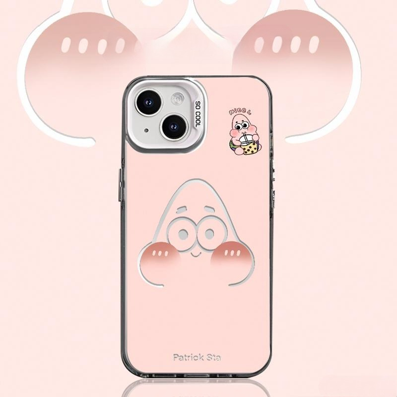 海綿寶寶彩銀防摔手機殼