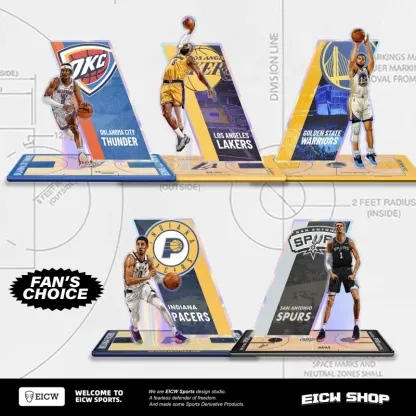 NBA球星主題亞克力炫彩立牌