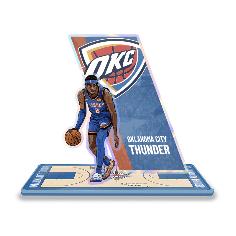 NBA球星主題亞克力炫彩立牌