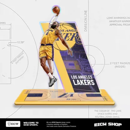 NBA球星主題亞克力炫彩立牌