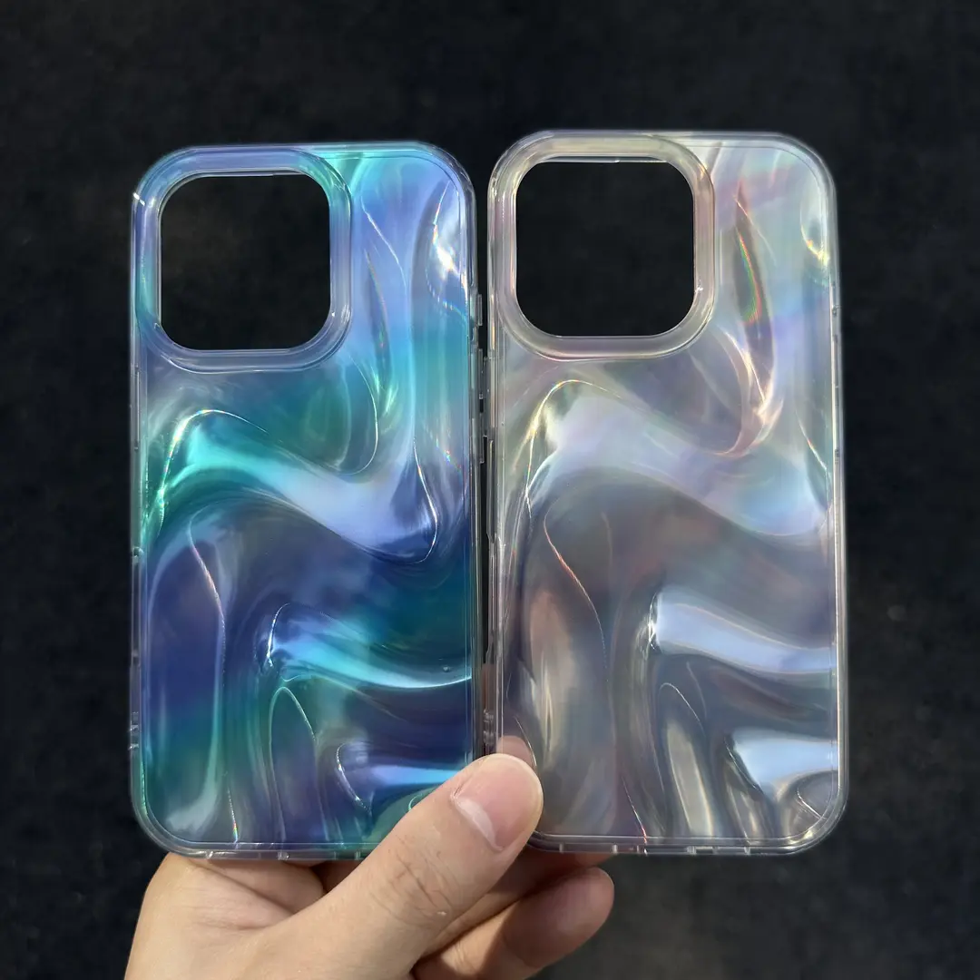 簡約ins風綢緞暈染情侶高級感手機殼-ZUIHANG SHOP