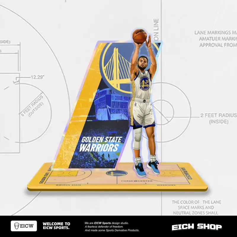 NBA球星主題亞克力炫彩立牌