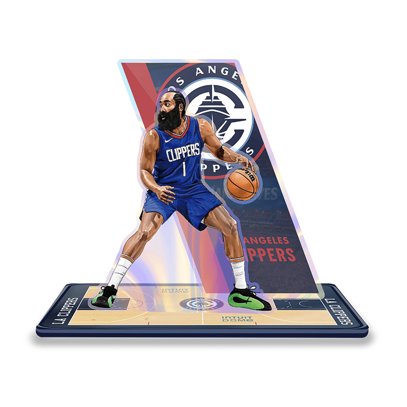 NBA球星主題亞克力炫彩立牌