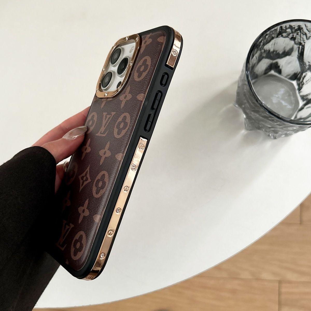 路易威登鑲嵌皮質手機殼-ZUIHANG SHOP