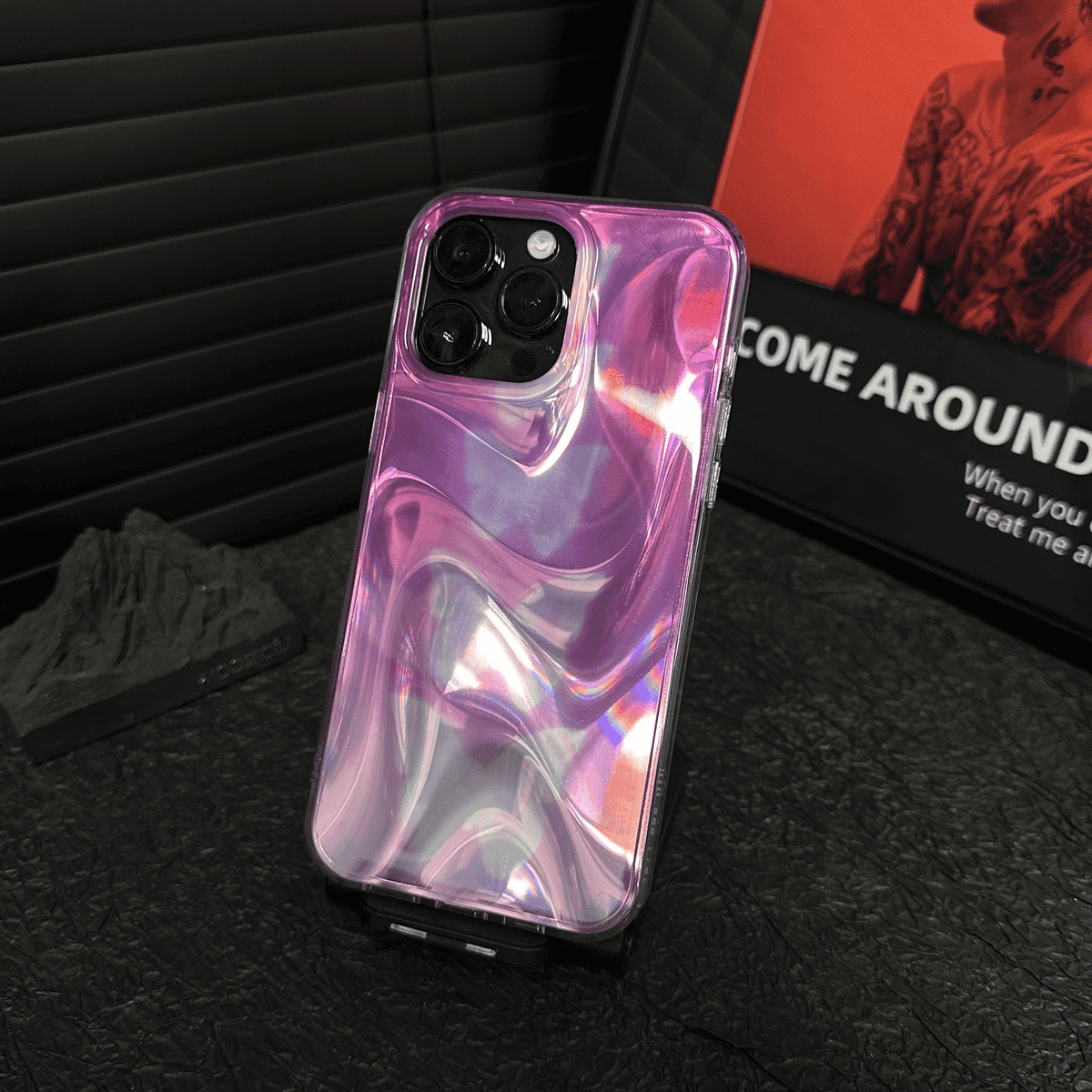 簡約ins風電鍍暈染情侶高級感手機殼-ZUIHANG SHOP