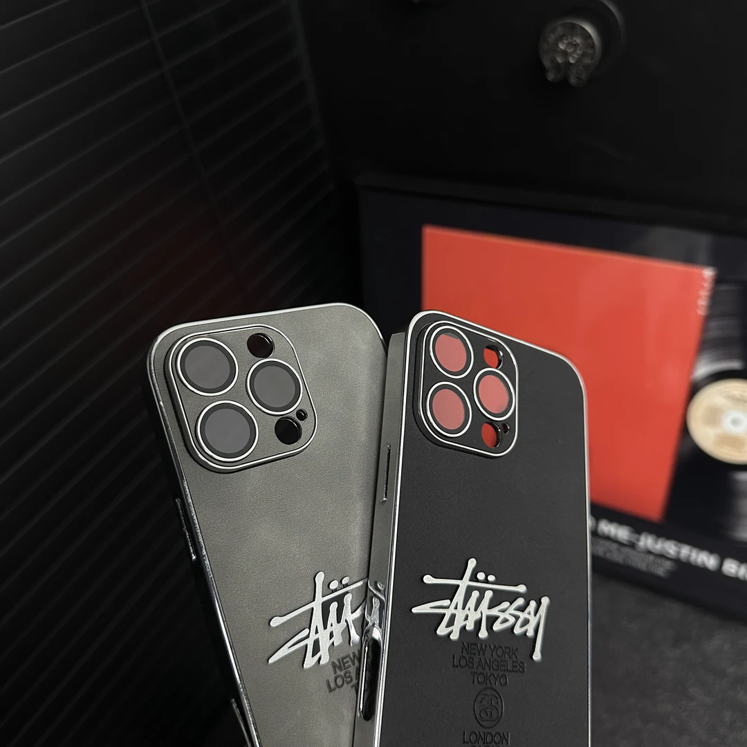 斯圖西金屬立標電鍍全包手機殼-ZUIHANG SHOP