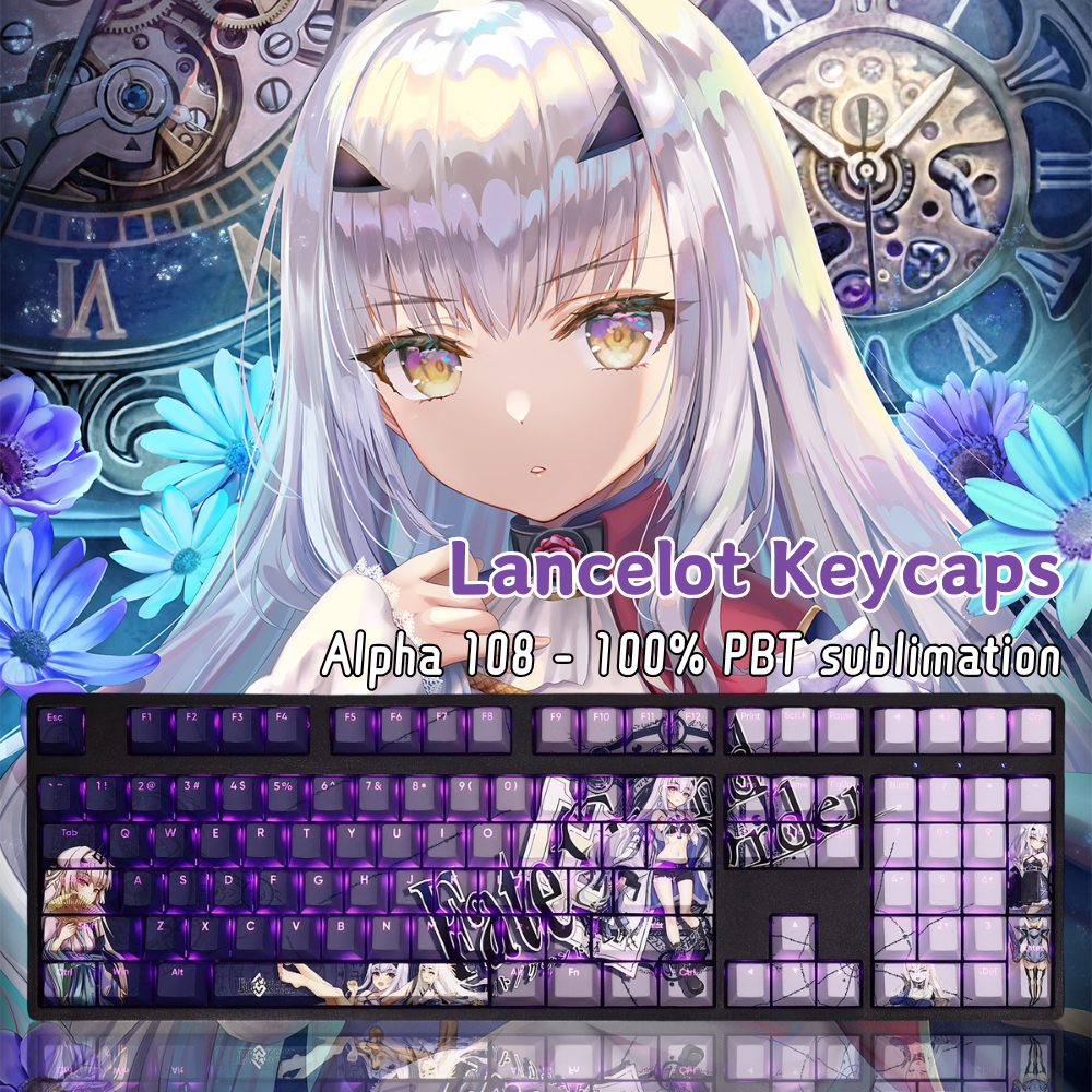 蘭斯洛特透光RGB108鍵標準配列衛星軸鍵帽-ZUIHANG SHOP