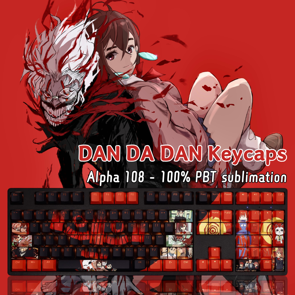 膽大黨透光RGB108鍵標準配列衛星軸鍵帽-ZUIHANG SHOP