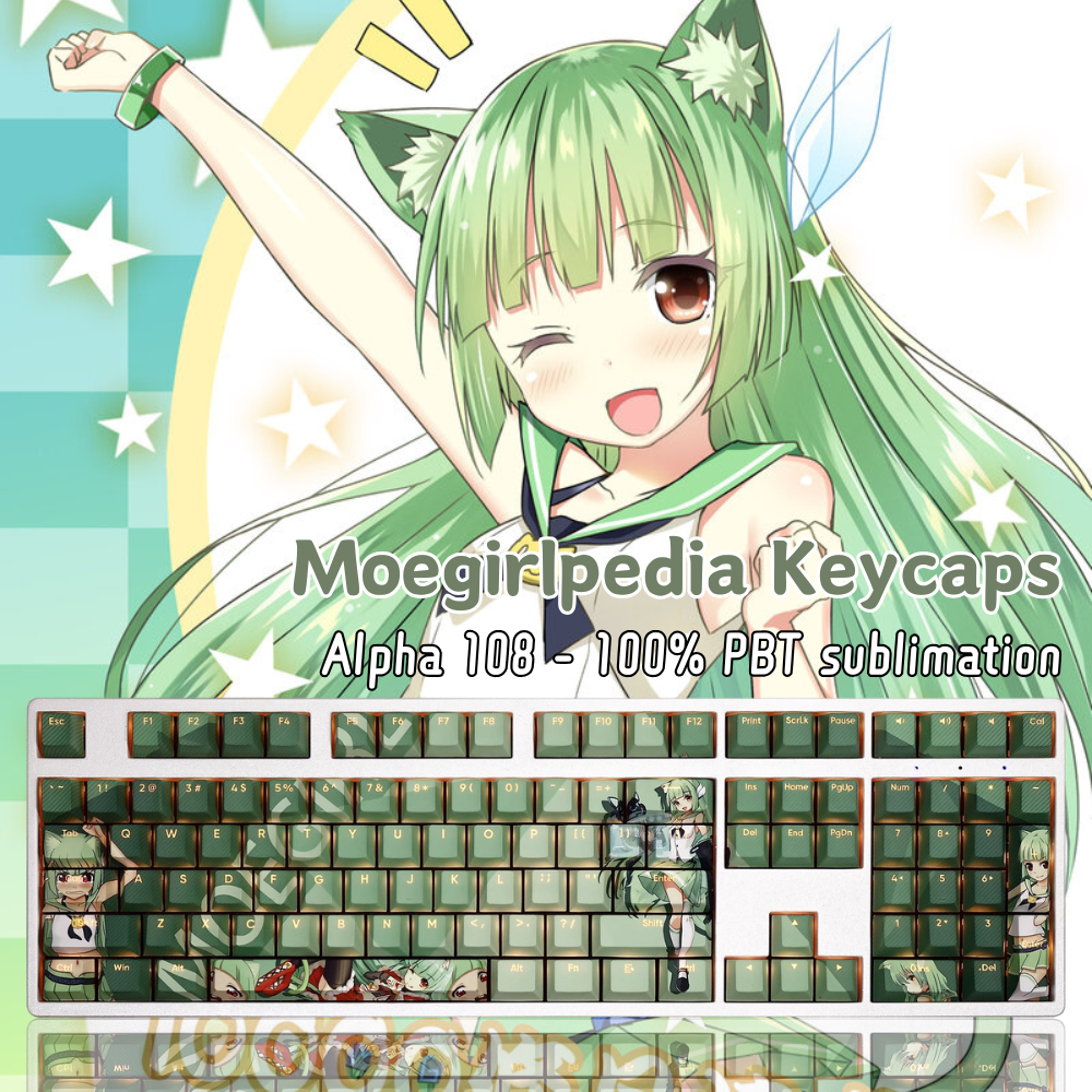 萌百娘透光RGB108鍵標準配列衛星軸鍵帽-ZUIHANG SHOP