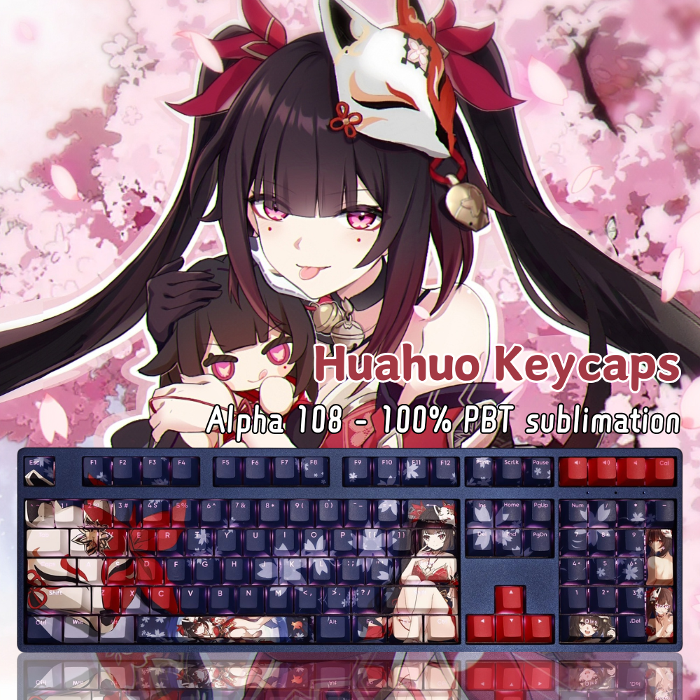 花火透光RGB108鍵標準配列衛星軸鍵帽-ZUIHANG SHOP