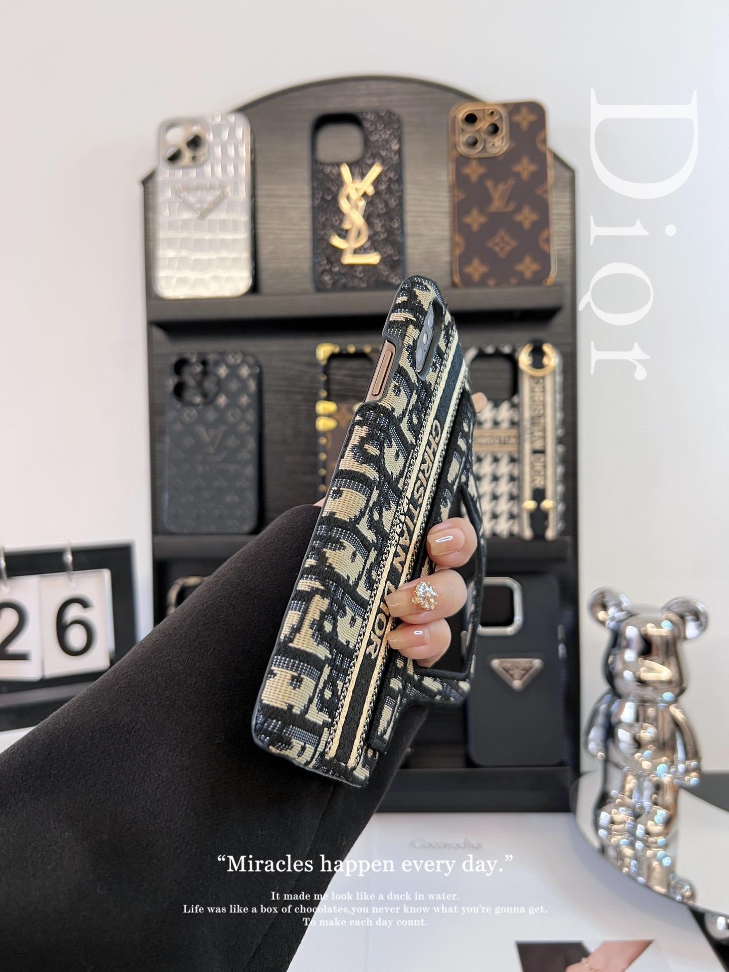 迪奧刺繡手提包手機殼-ZUIHANG SHOP