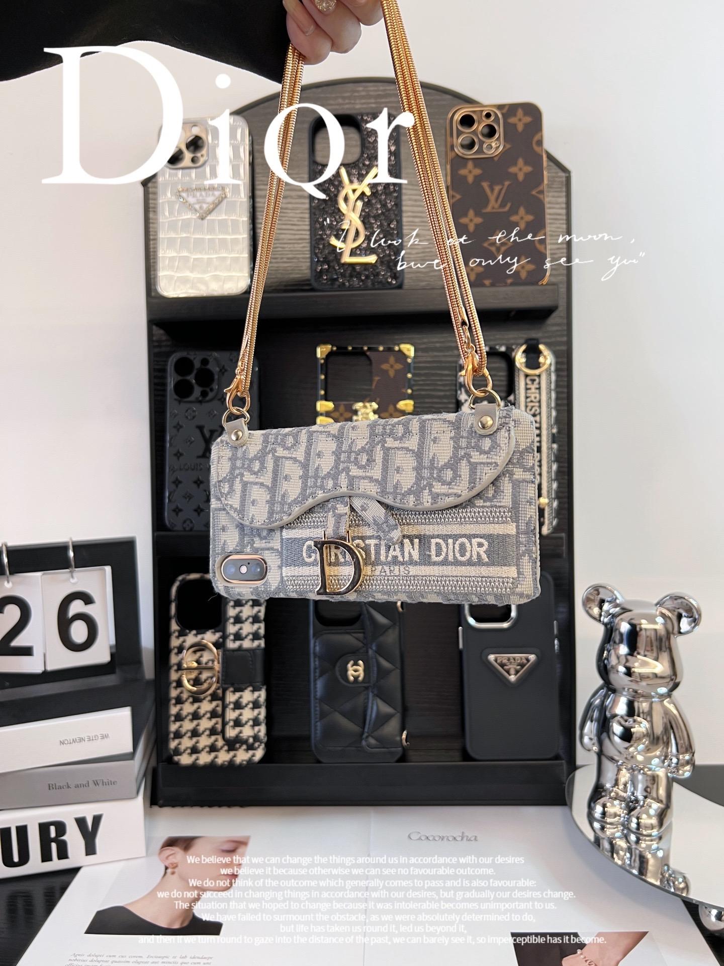 迪奧刺繡卡包手機殼-ZUIHANG SHOP