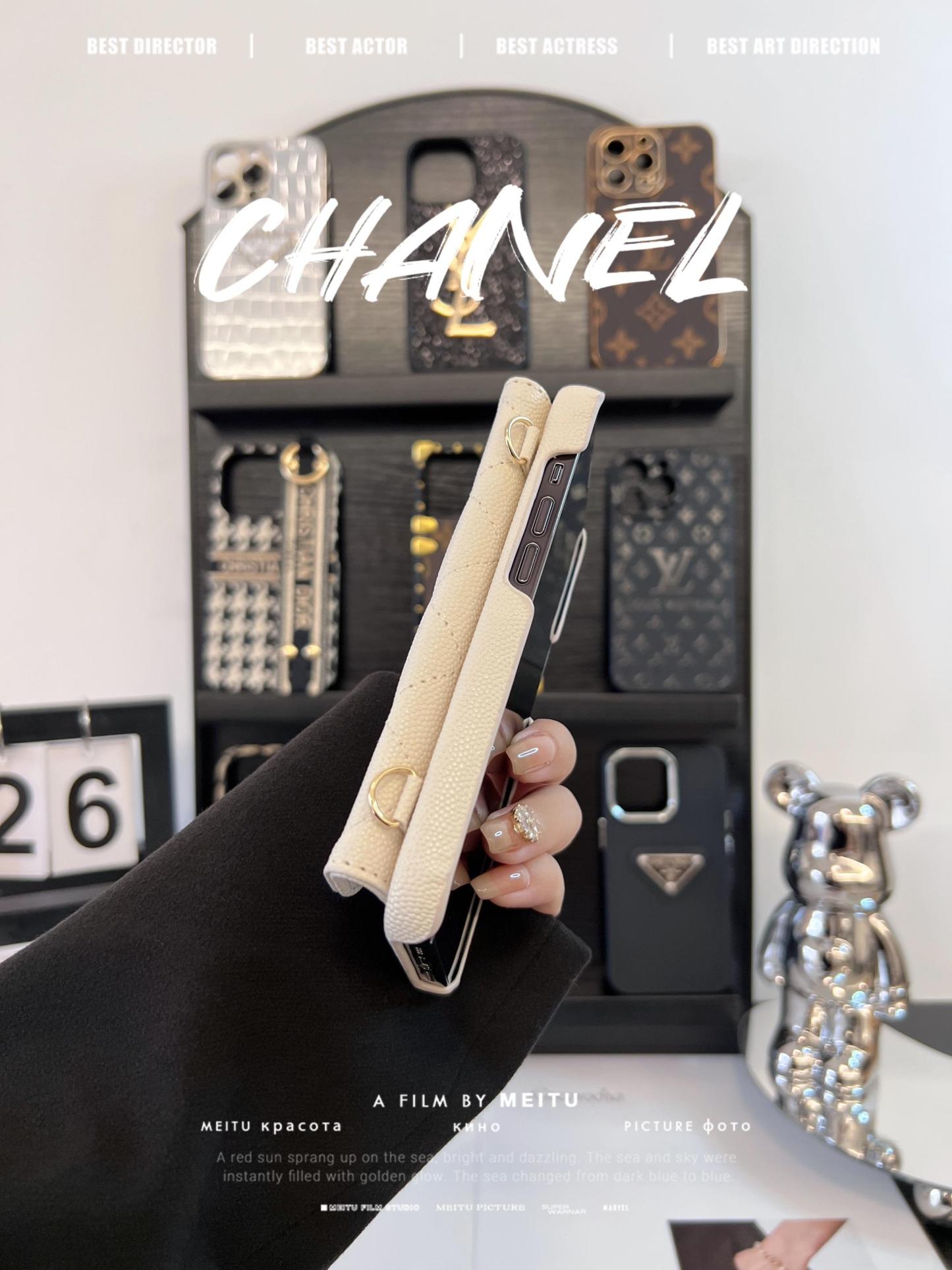 香奈兒皮質卡包手機殼-ZUIHANG SHOP