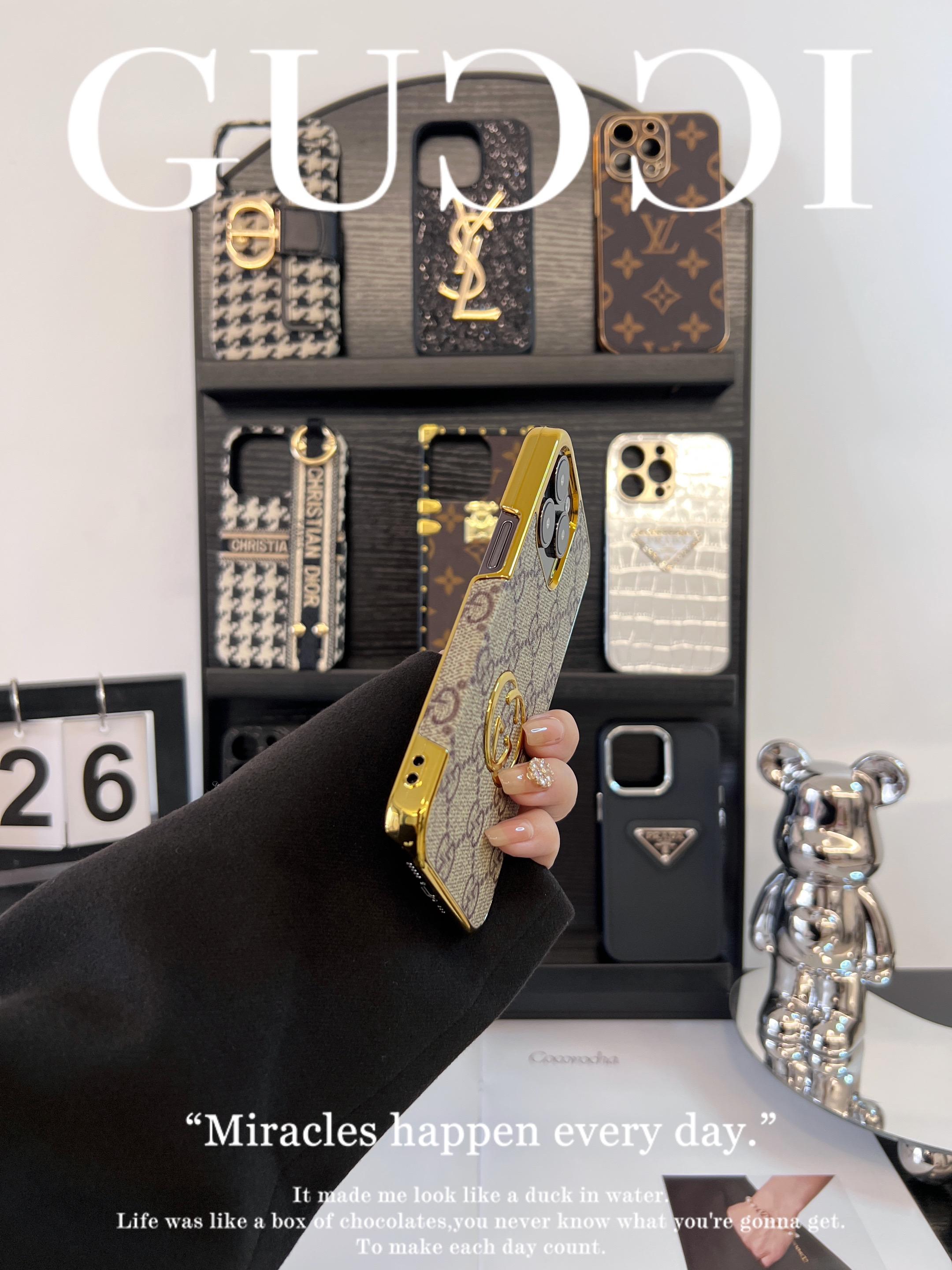 古馳立標皮質手機殼-ZUIHANG SHOP