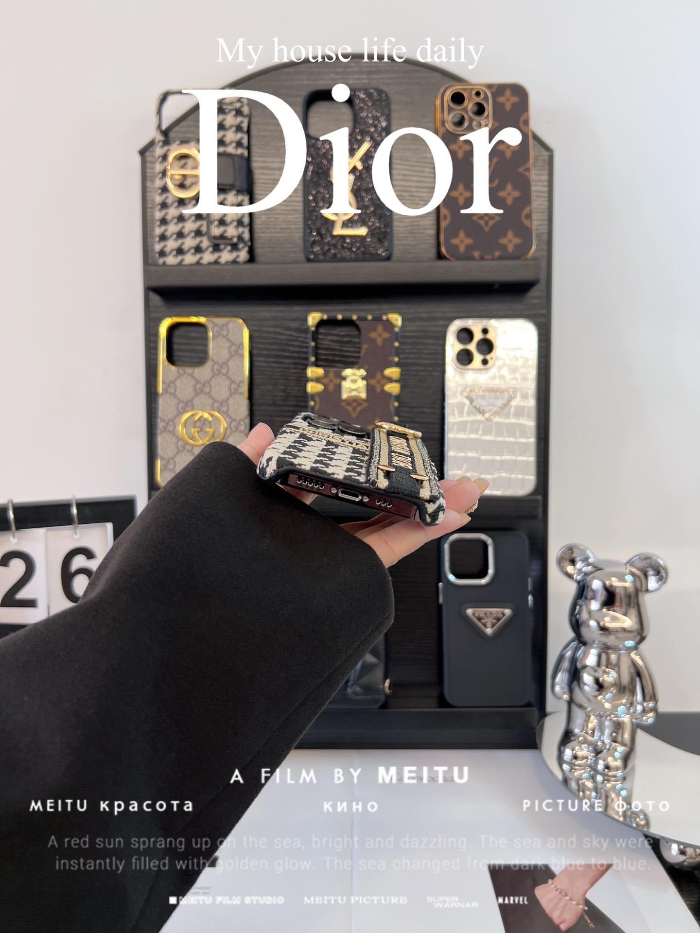 迪奧刺繡腕帶手機殼-ZUIHANG SHOP