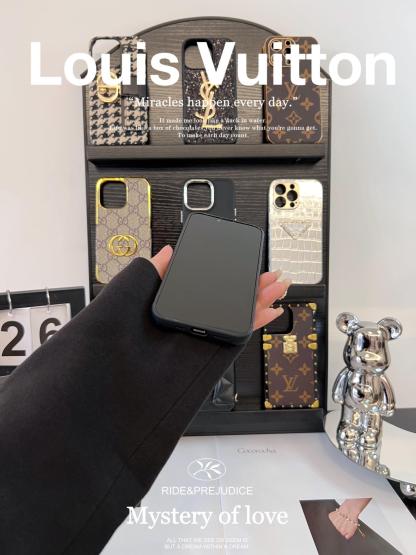 路易威登皮質磨砂手機殼-ZUIHANG SHOP