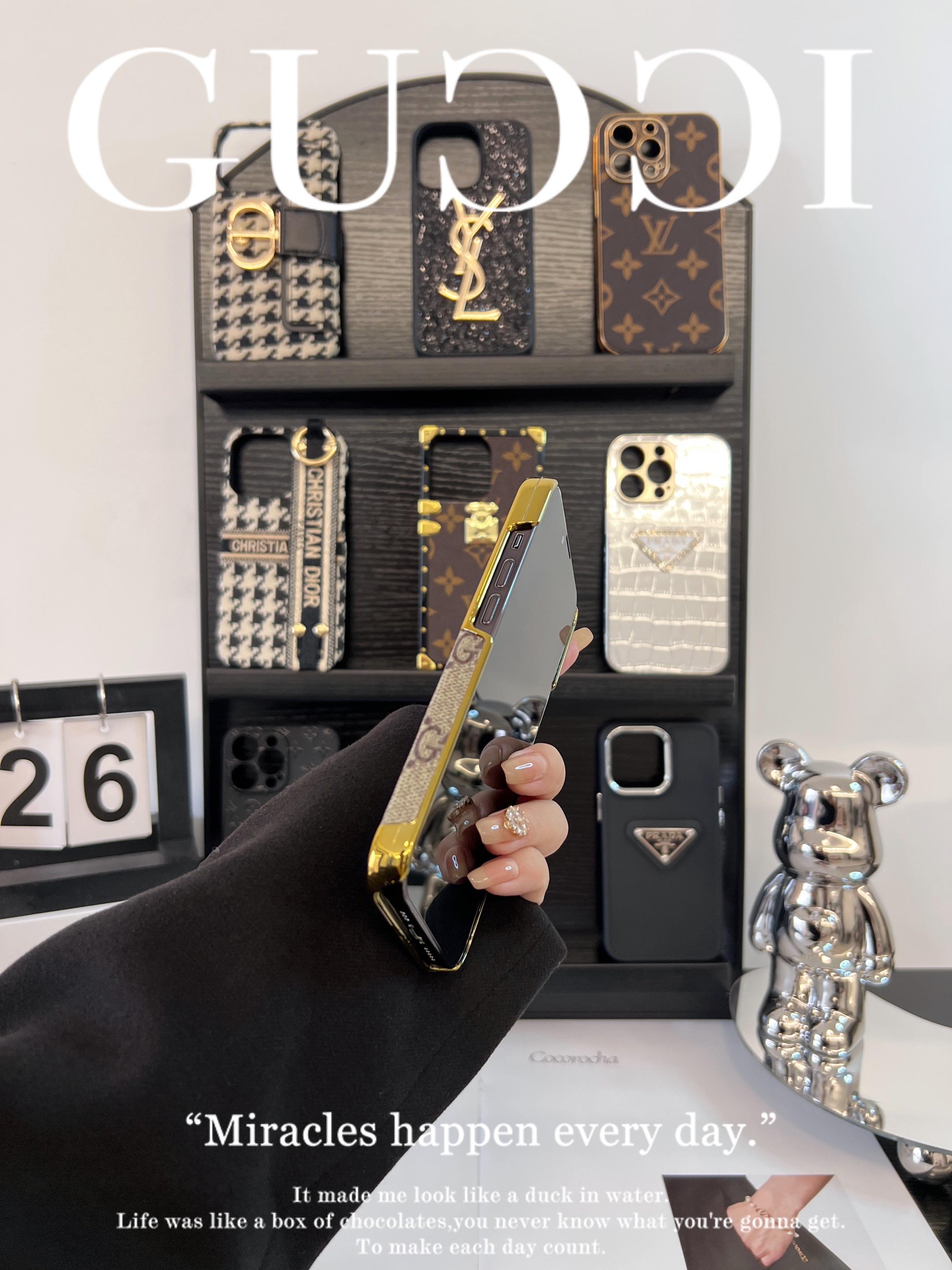 古馳立標皮質手機殼-ZUIHANG SHOP