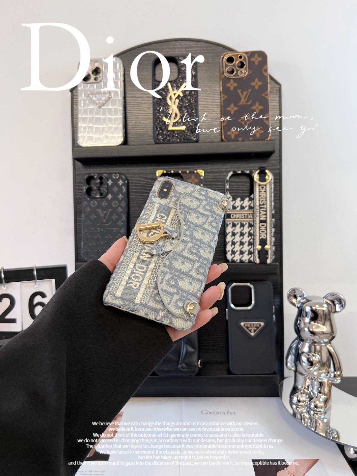 迪奧刺繡卡包手機殼-ZUIHANG SHOP