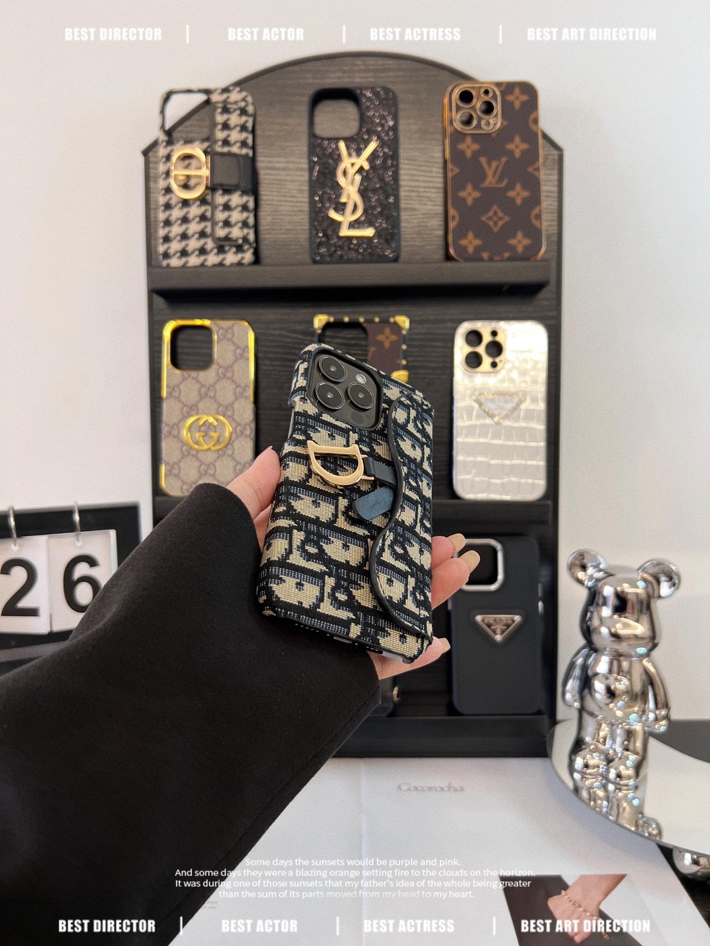 迪奧刺繡立標全包手機殼-ZUIHANG SHOP