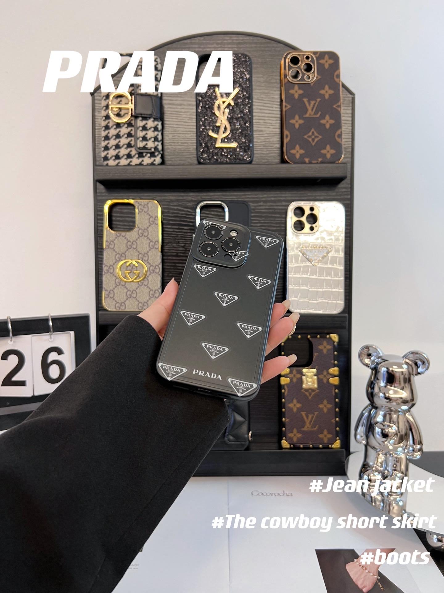 普拉達磨砂防摔手機殼-ZUIHANG SHOP