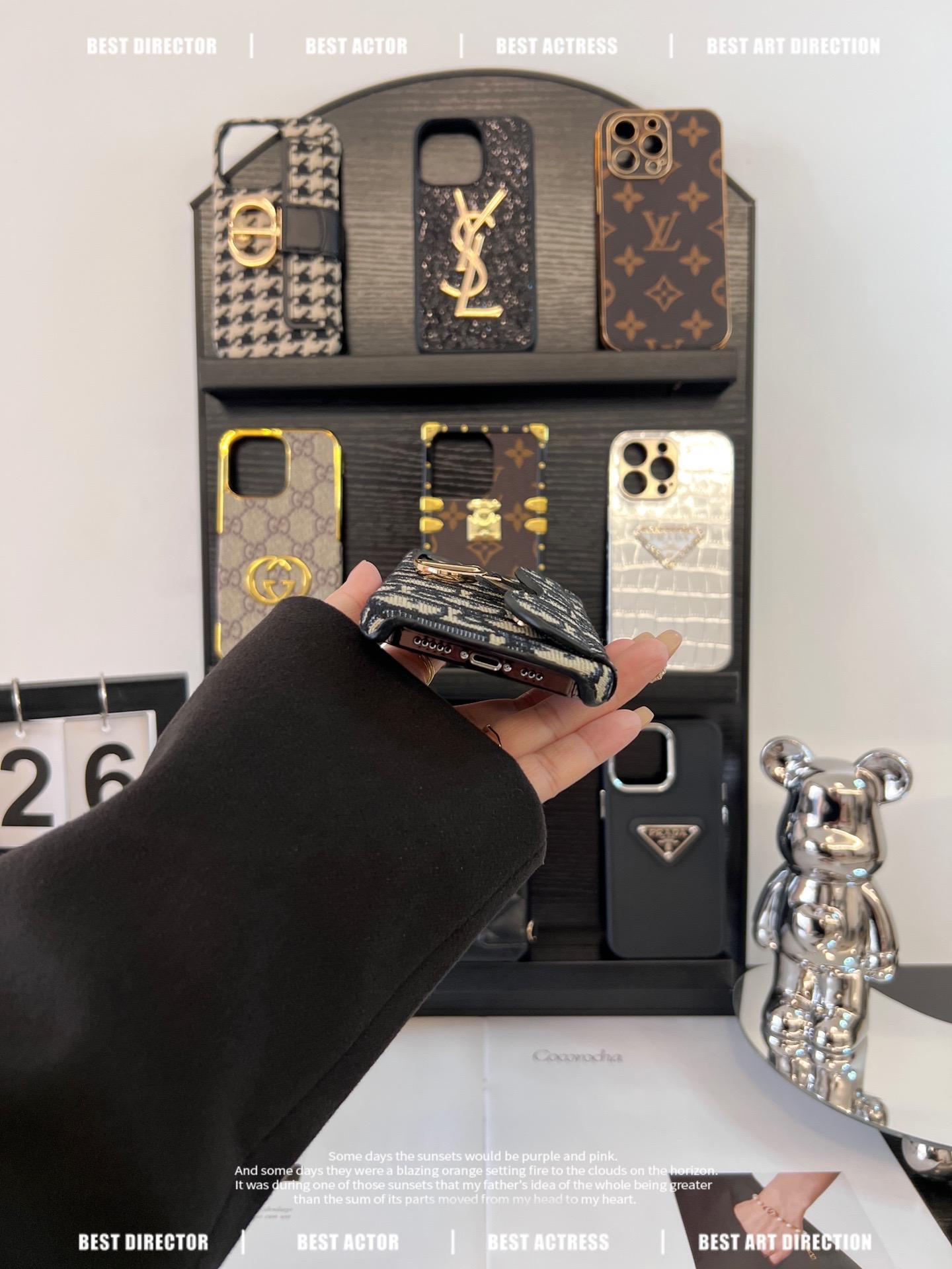 迪奧刺繡立標全包手機殼-ZUIHANG SHOP