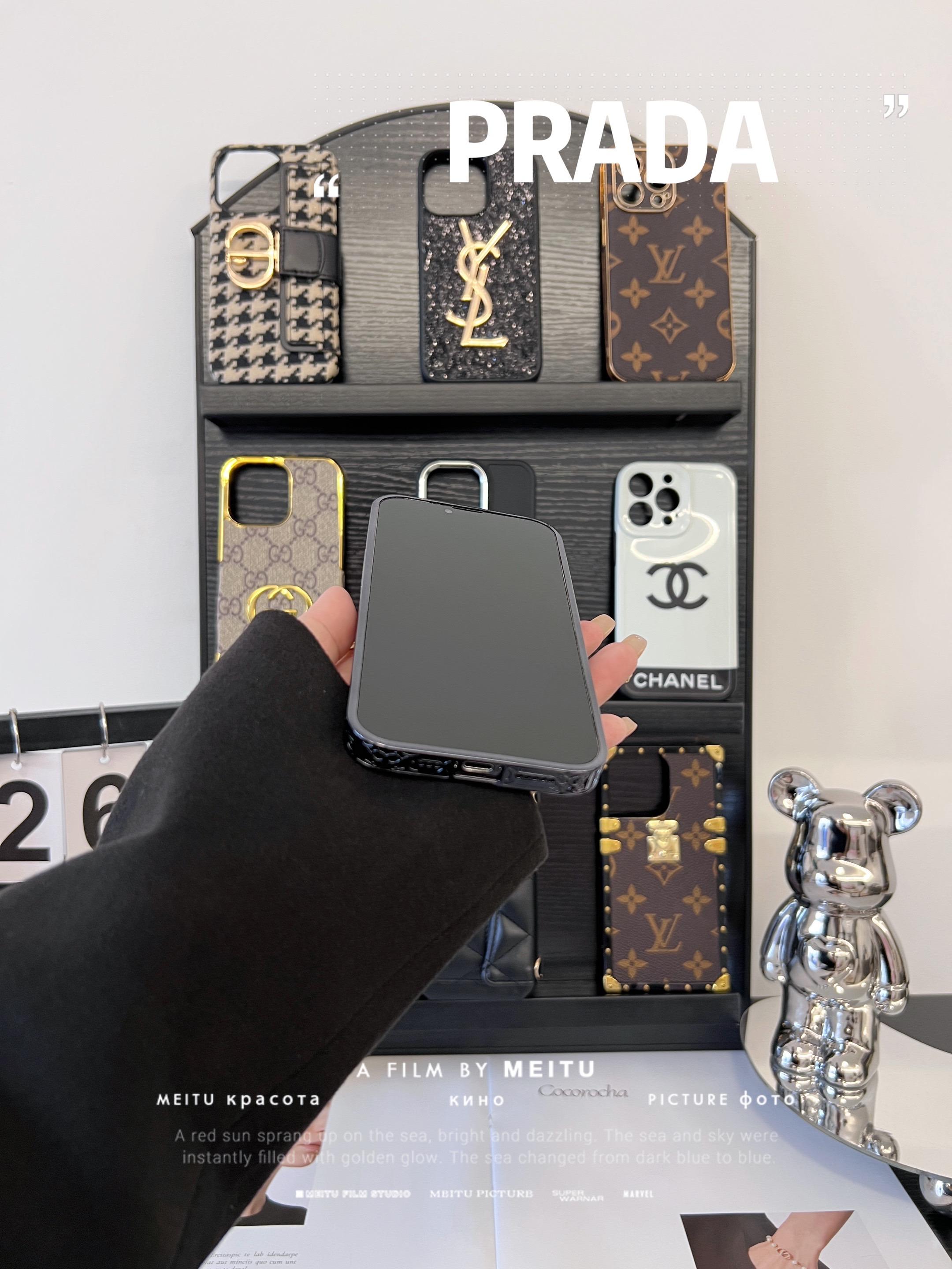 普拉達鱷魚紋水鑽手機殼-ZUIHANG SHOP