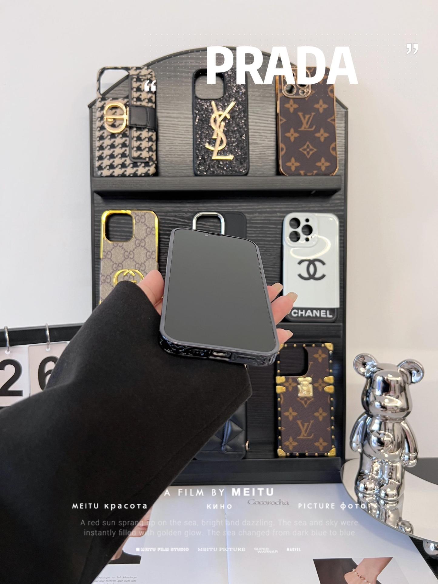 普拉達鱷魚紋水鑽手機殼-ZUIHANG SHOP