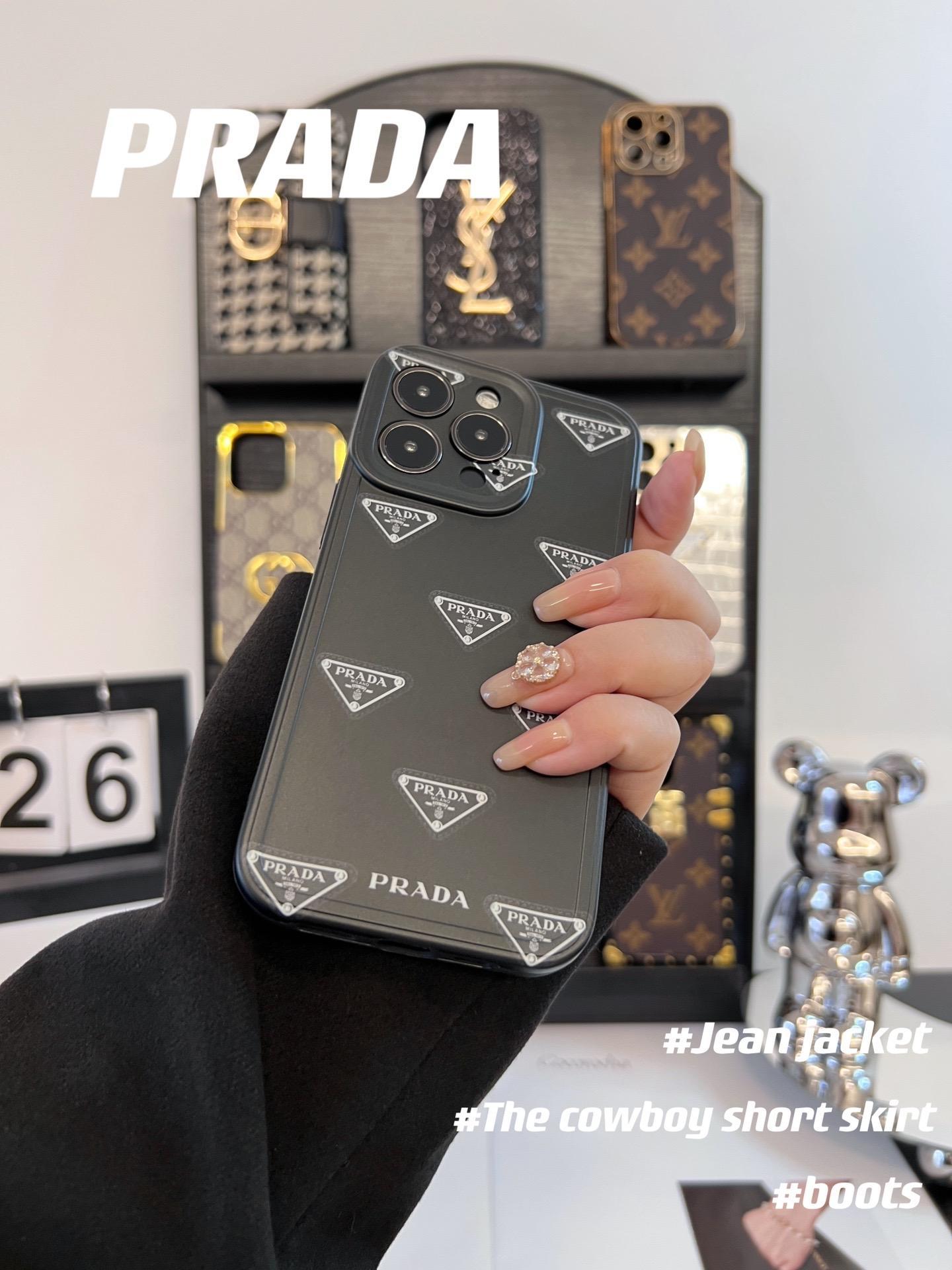 普拉達磨砂防摔手機殼-ZUIHANG SHOP