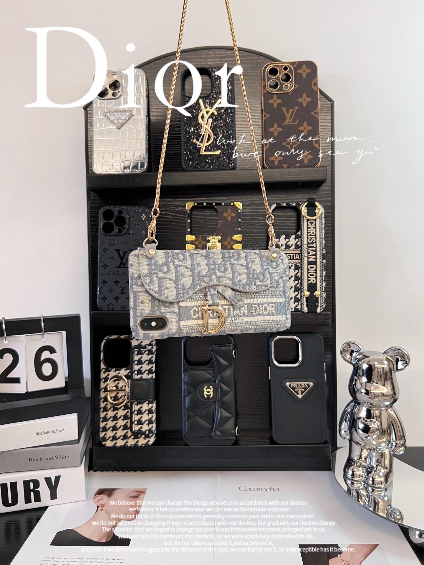 迪奧刺繡卡包手機殼-ZUIHANG SHOP