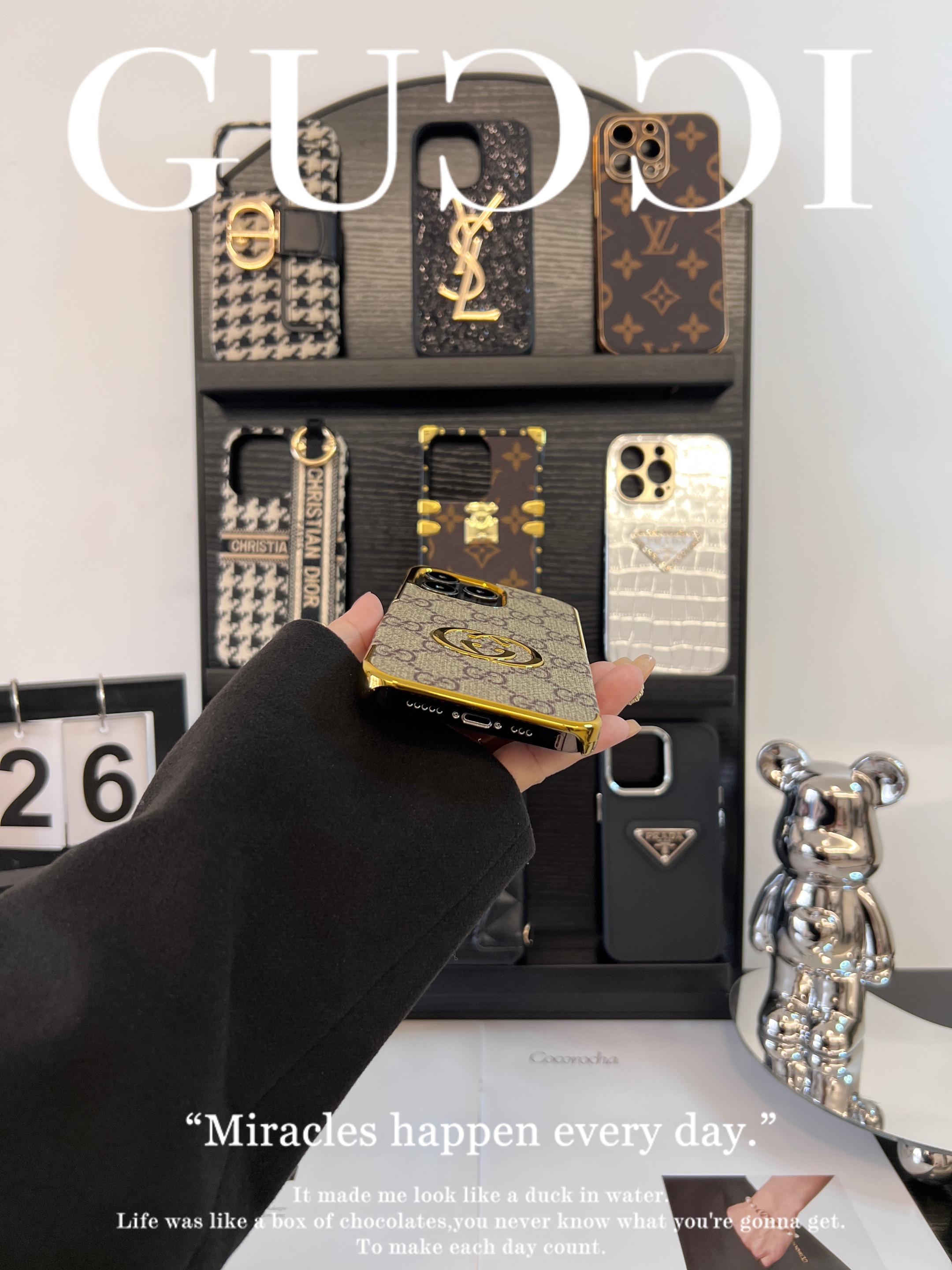 古馳立標皮質手機殼-ZUIHANG SHOP