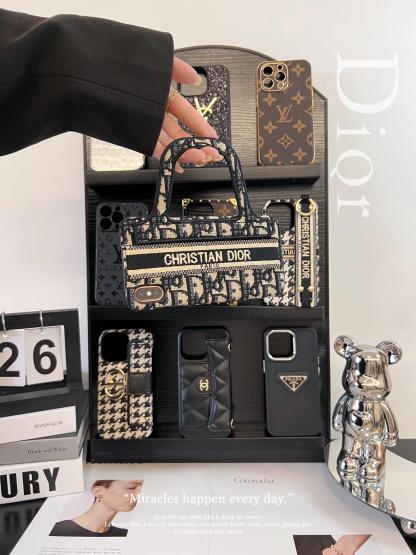 迪奧刺繡手提包手機殼-ZUIHANG SHOP