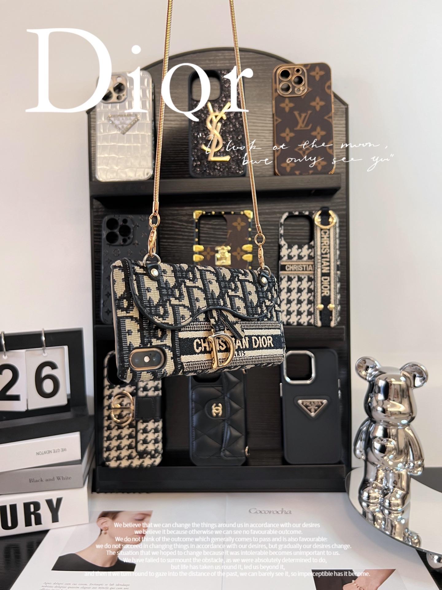 迪奧刺繡卡包手機殼-ZUIHANG SHOP